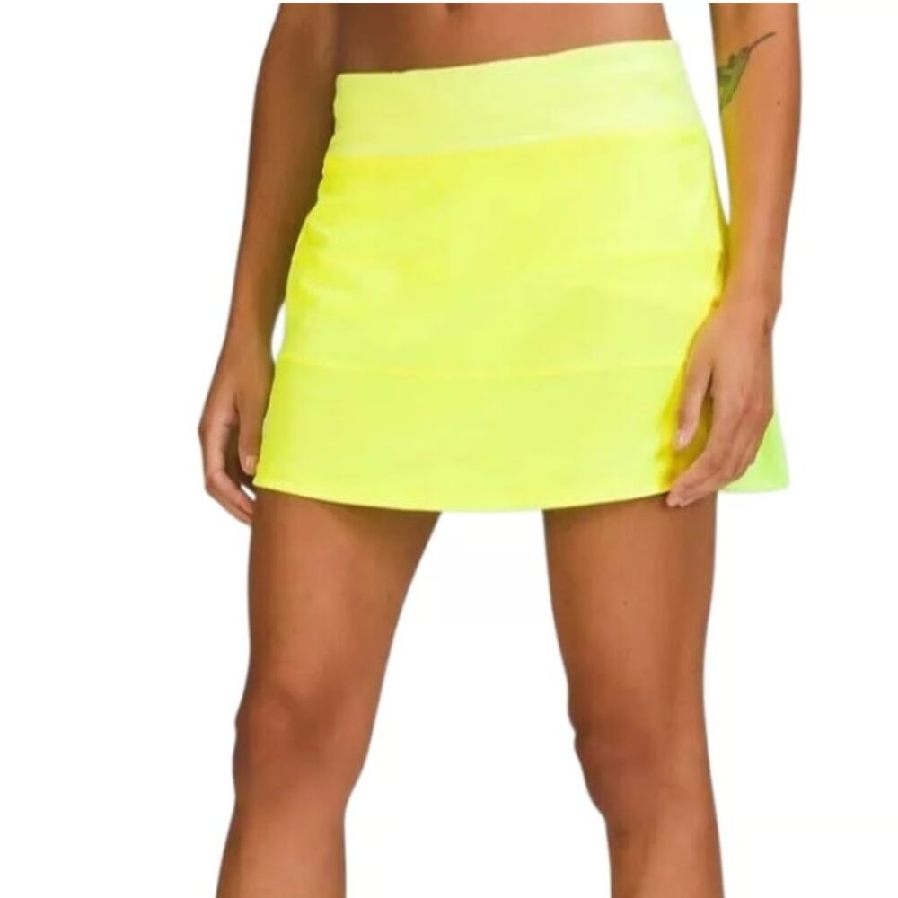 lululemon athletica Neon Yellow Skort